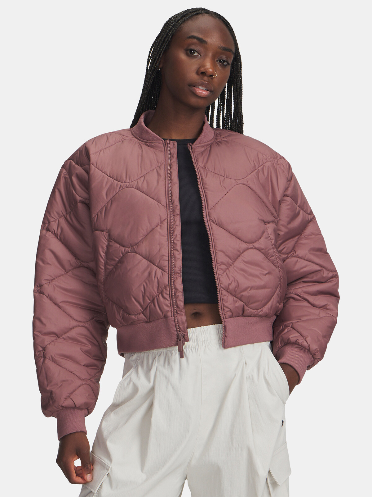 Women's Under Armour Heritage Bomber-MRN Jacket - Women's