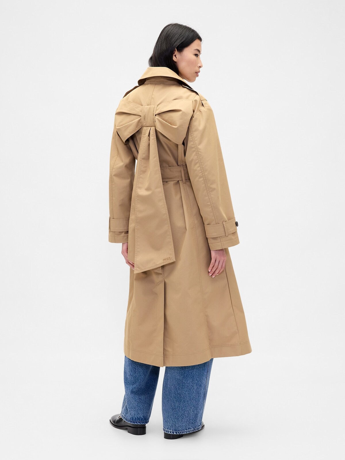 Trench coat with bow on the back Gap × Sandy Liang - Ladies