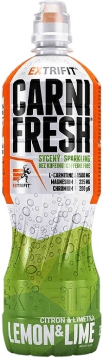 Extrifit carnifresh sparkling caffeine free 850 ml - citron/limetka