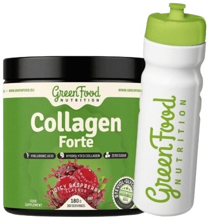 Greenfood collagen forte 180 g + láhev zadarmo