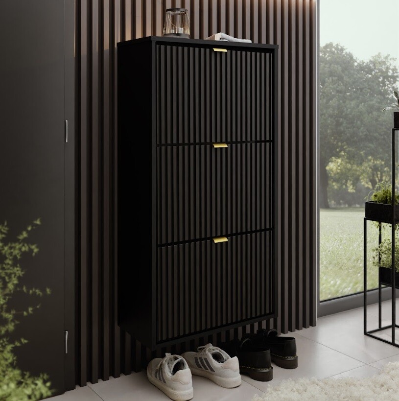 KIER Závesný botník LARO 1 | čierna