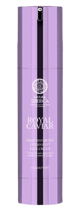 NATURA SIBERICA Royal Caviar Hĺbkovo regeneračný nočný pleťový krém 50 ml