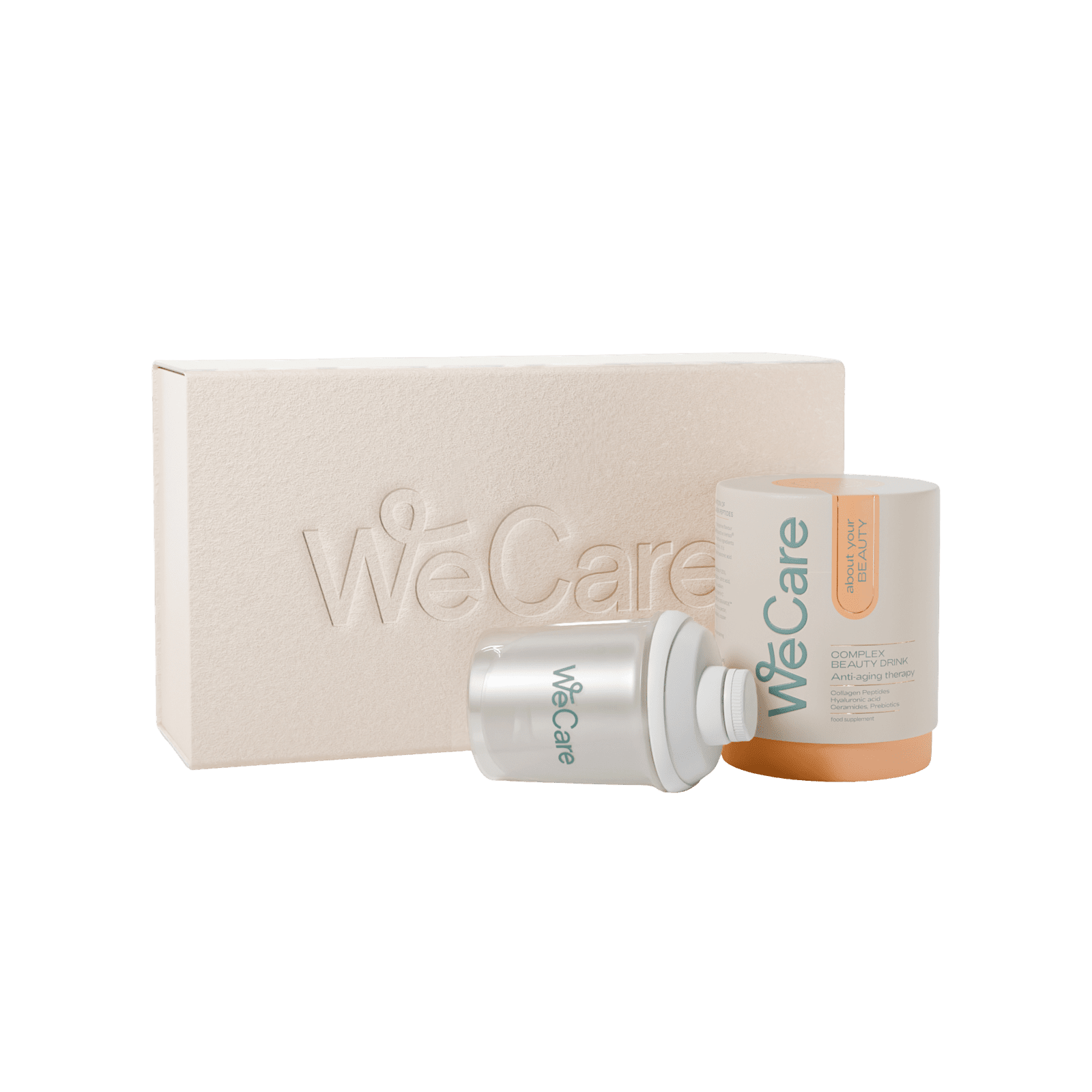WECARE About your BEAUTY Drink + shaker XMASS 28 x 10 g