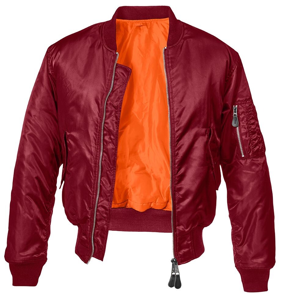 Bunda Brandit MA1 - burgundy, XXL