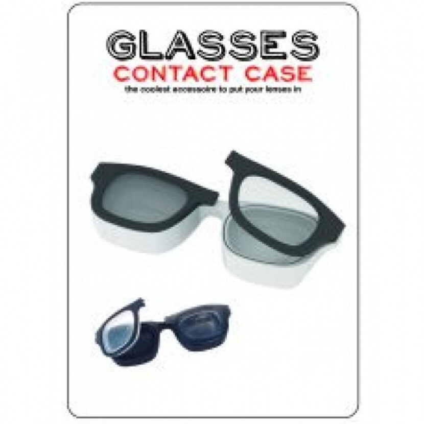 Puzdro na šošovky Okuliare - čierne