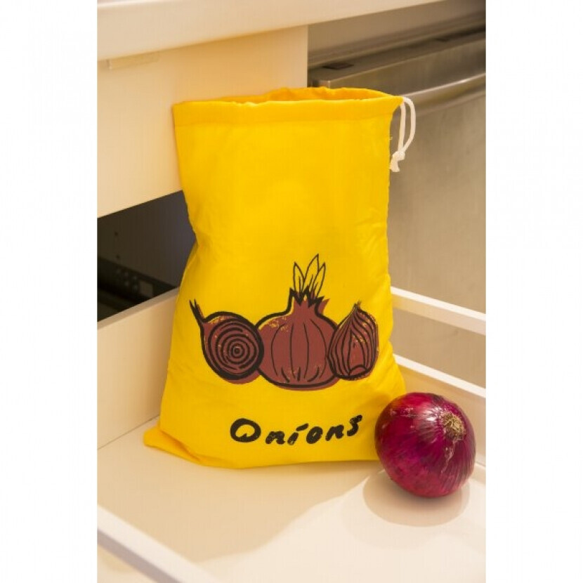 Vrecúško na cibuľu Kikkerland - žltý