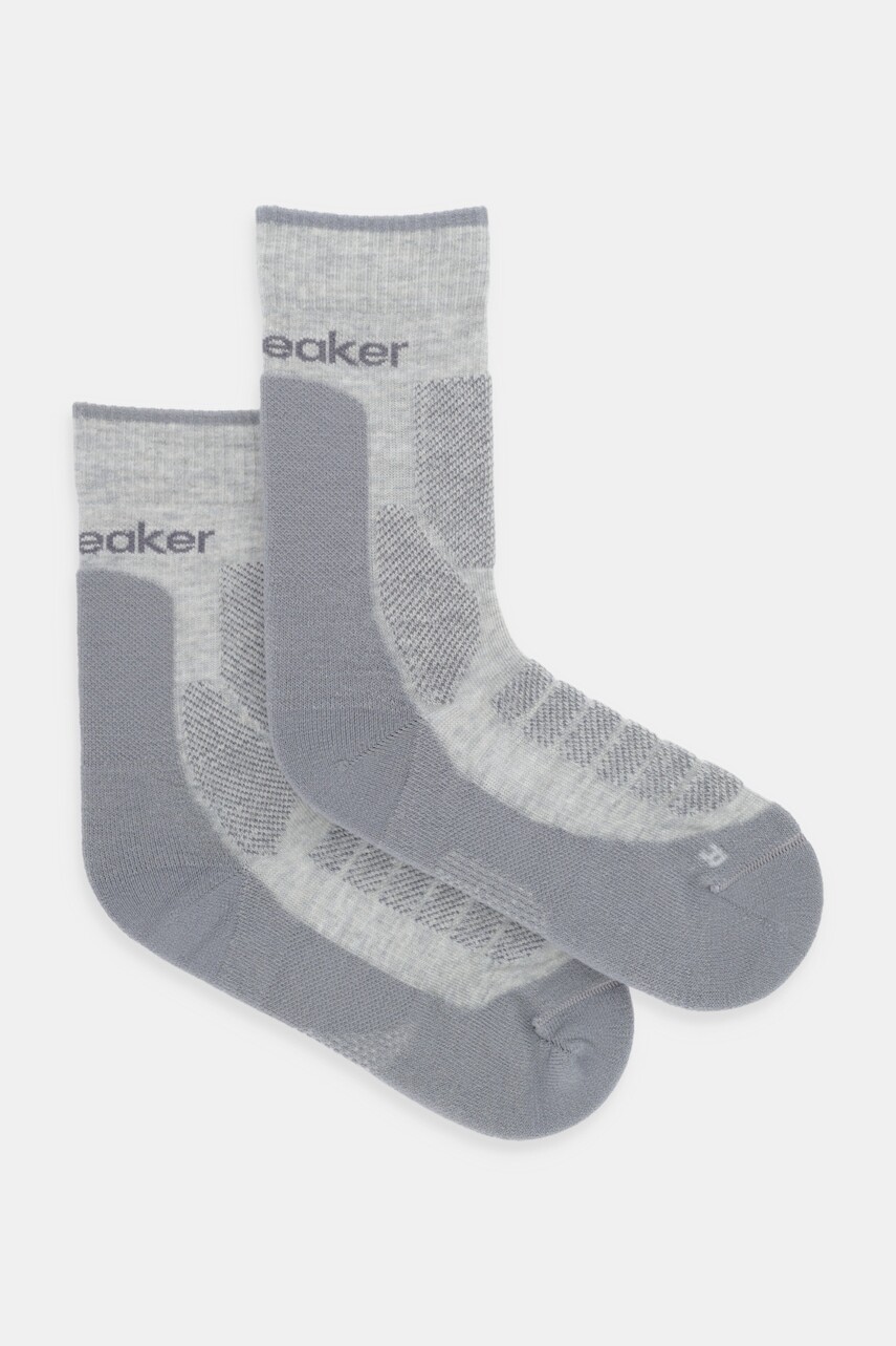 Ponožky s prímesou vlny Icebreaker Merino Hike+ Heavy šedá farba, IB0A578L0HN1