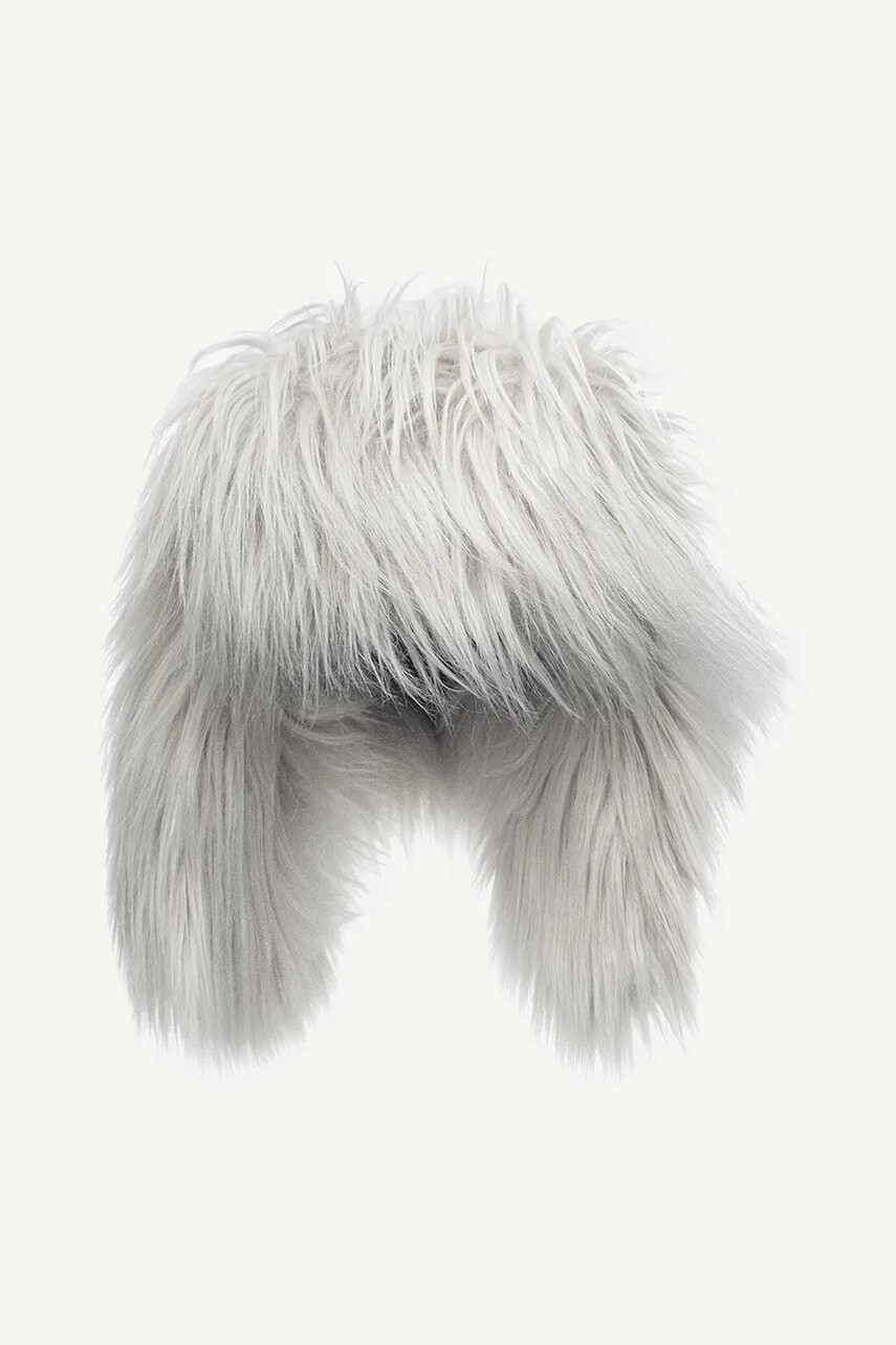 Čiapka Ruslan Baginskiy šedá farba, AVIH031-P-HH-FLT