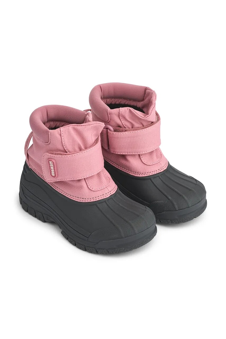 Detské snehule Liewood Becca Winter Boot ružová farba, LW20304
