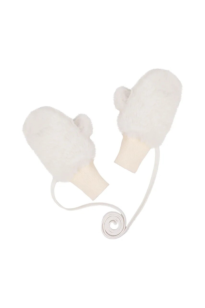 Detské rukavice Jamiks OPAL béžová farba, JZI271