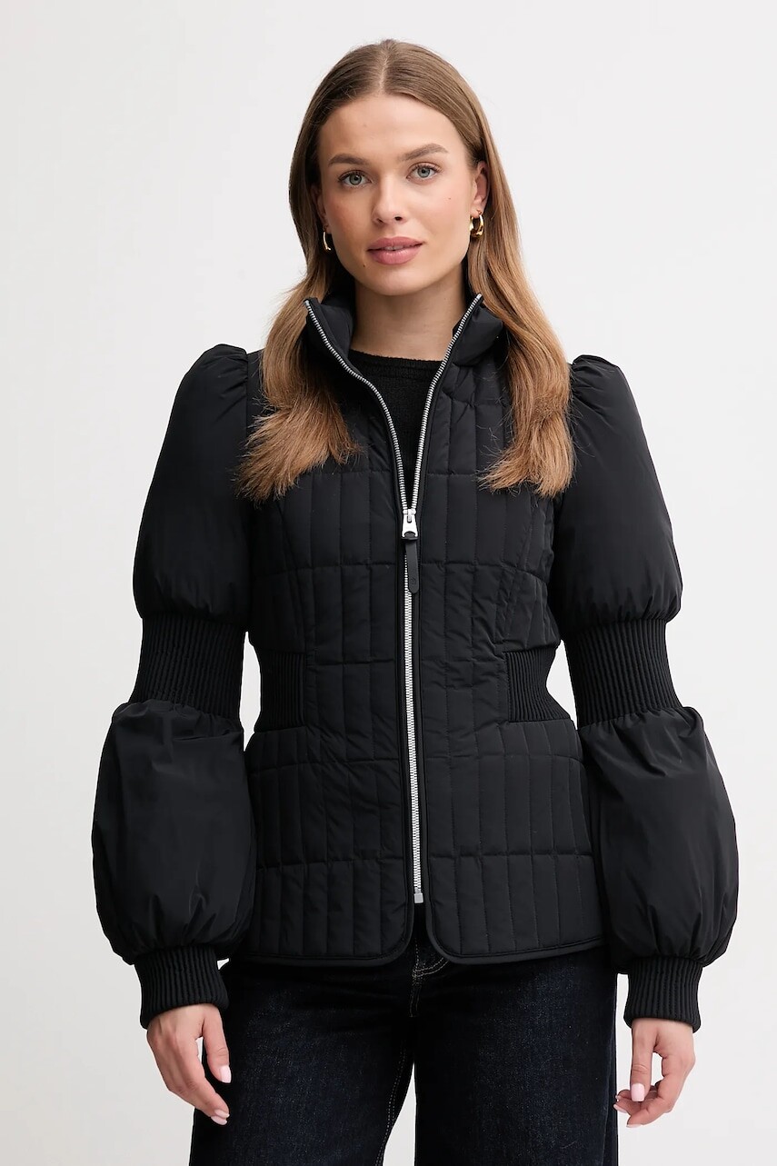 Páperová bunda MACKAGE čierna farba, prechodná, FELICIA