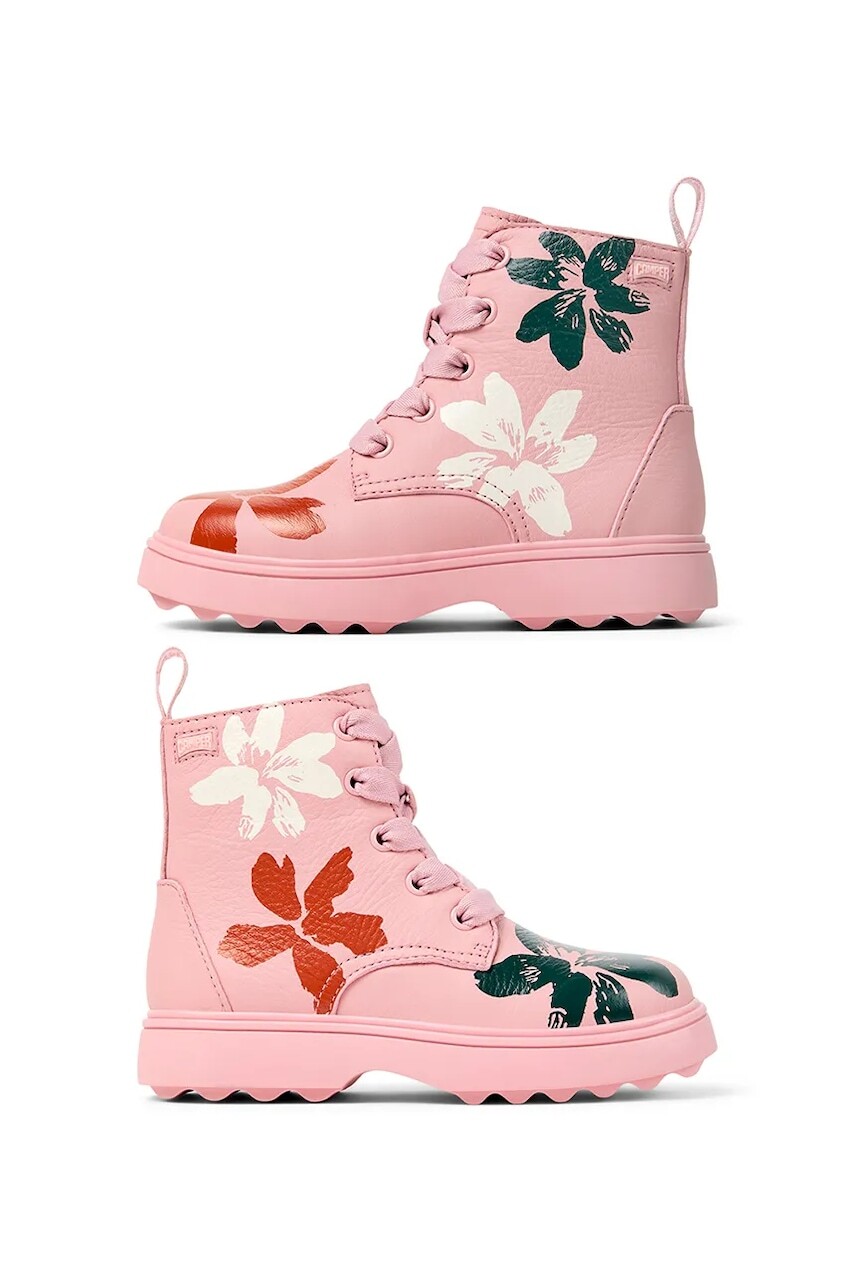 Členkové topánky Camper Norte Kids TWS ružová farba, K900150