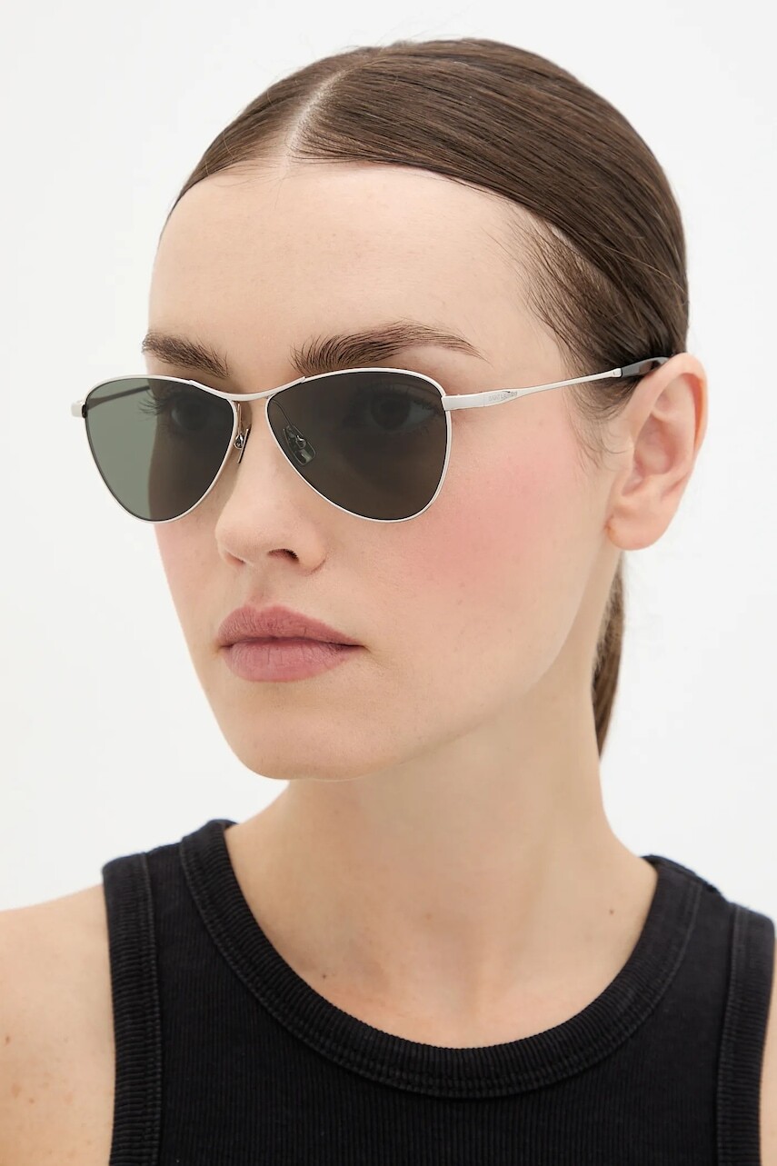 Slnečné okuliare Saint Laurent VESPER strieborná farba, SL 831