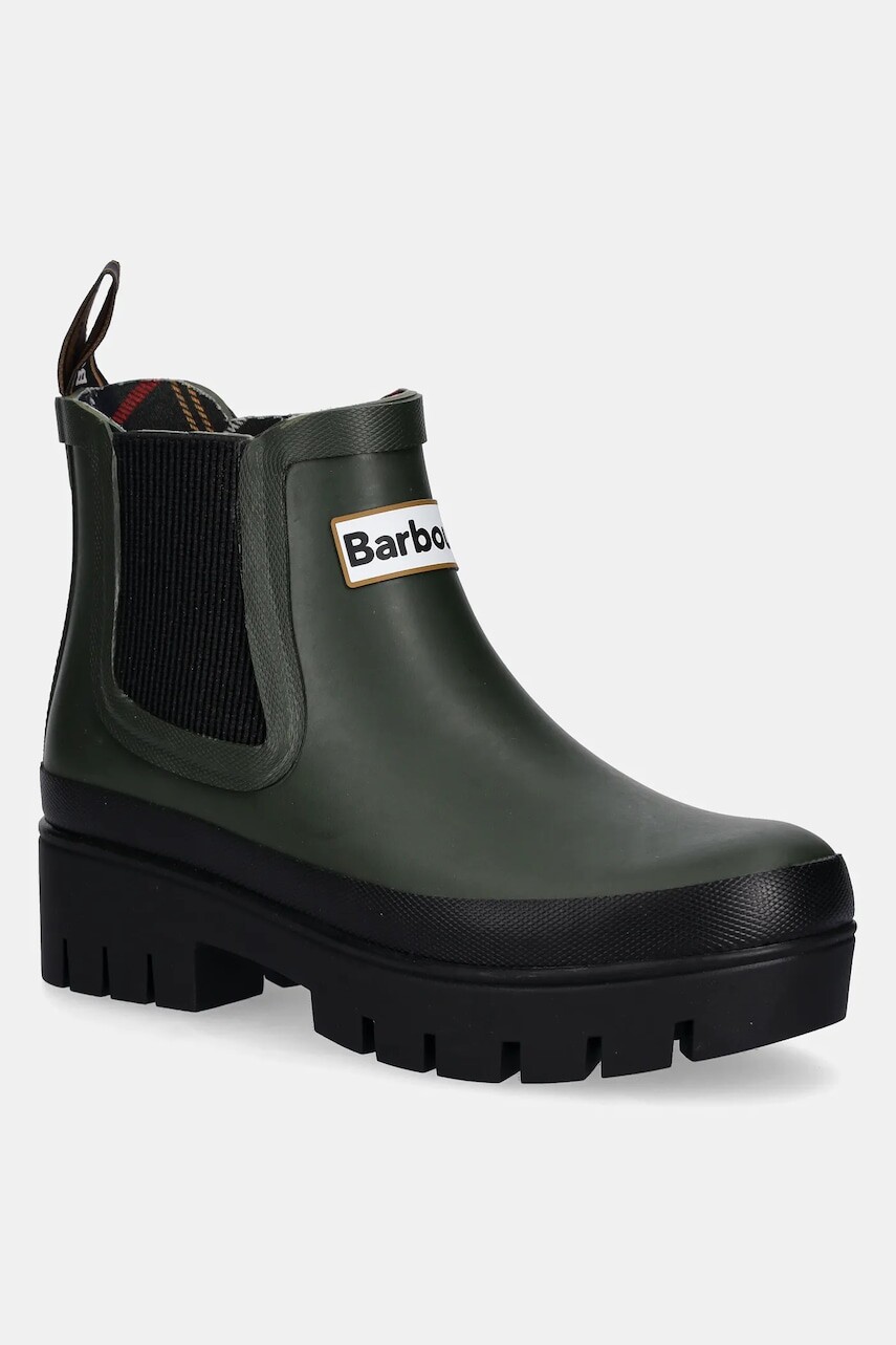Gumáky Barbour Halton zelená farba, LRF0100OL12