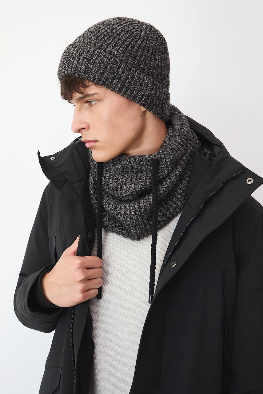 Čiapka s prímesou vlny Medicine šedá farba