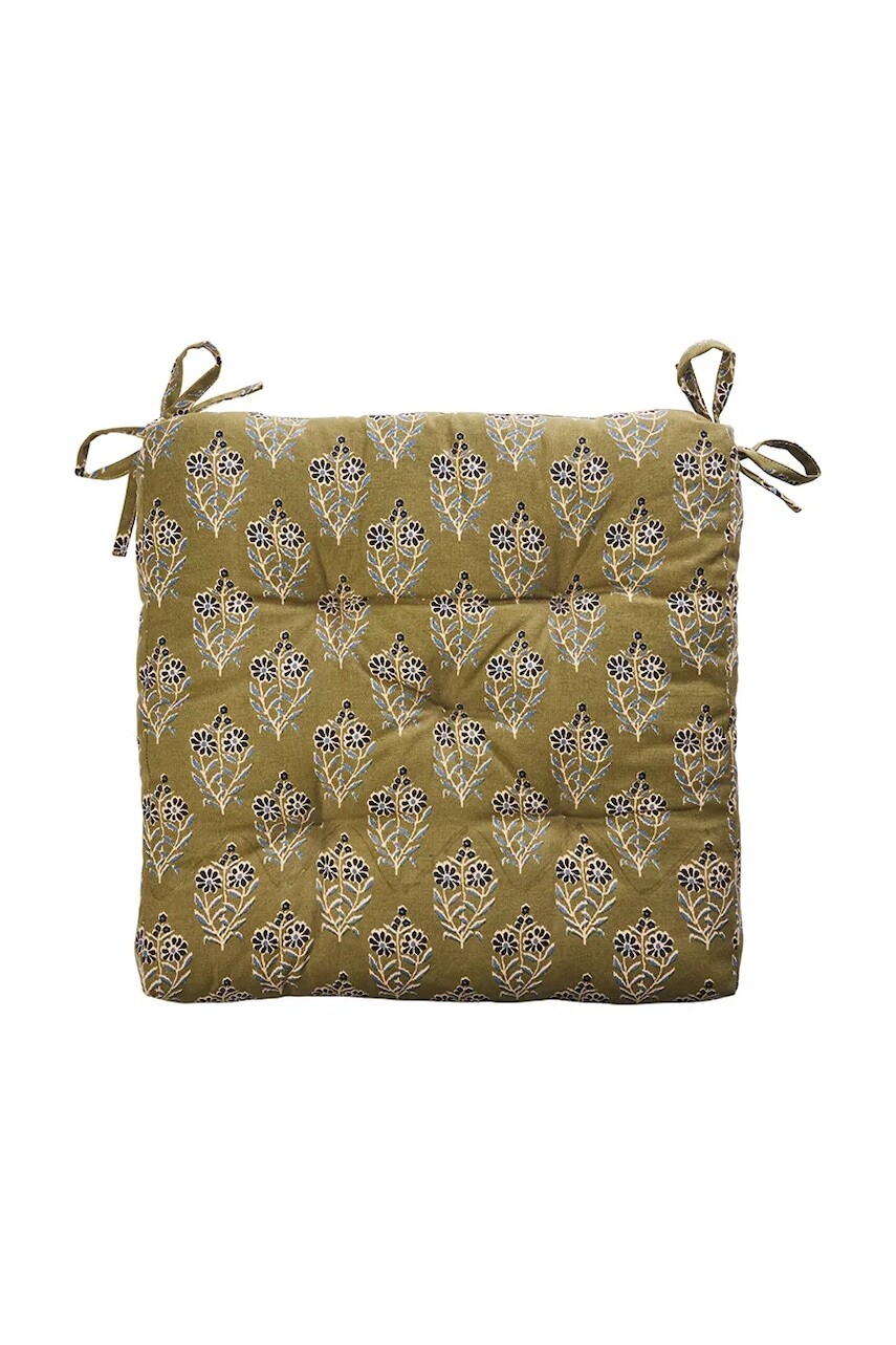 Bavlnený podsedák na kreslo Madam Stoltz 45 x 45 cm viac farieb