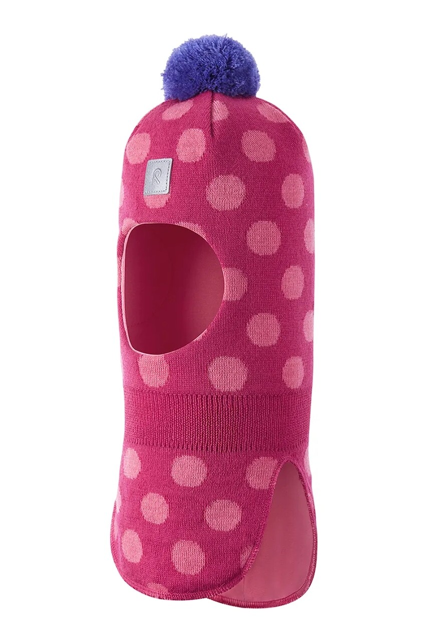 Detská kukla s prímesou vlny Reima Polkka ružová farba, 5300314A