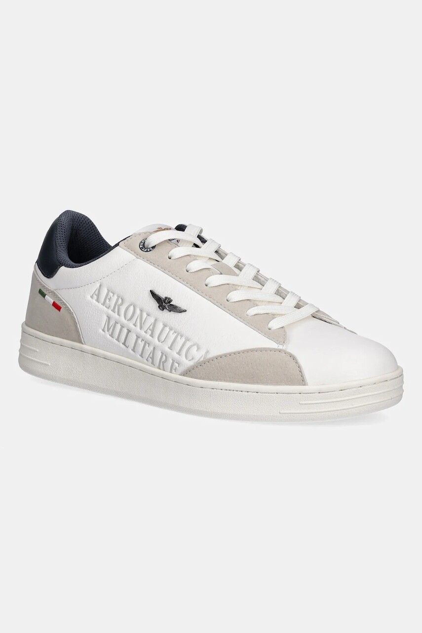 Tenisky Aeronautica Militare SNEAKERS béžová farba, 252SC0306UCT03385