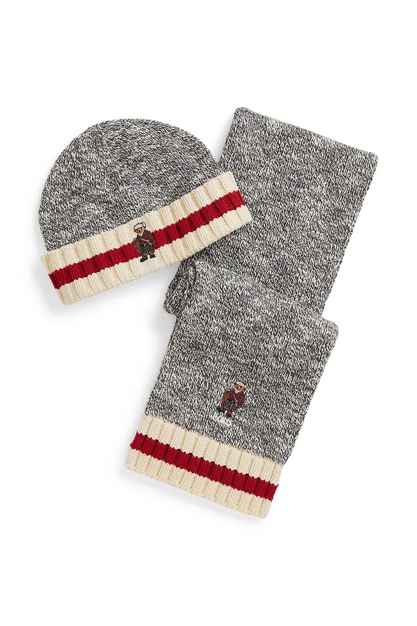 Súprava Polo Ralph Lauren šedá farba, 323981112001