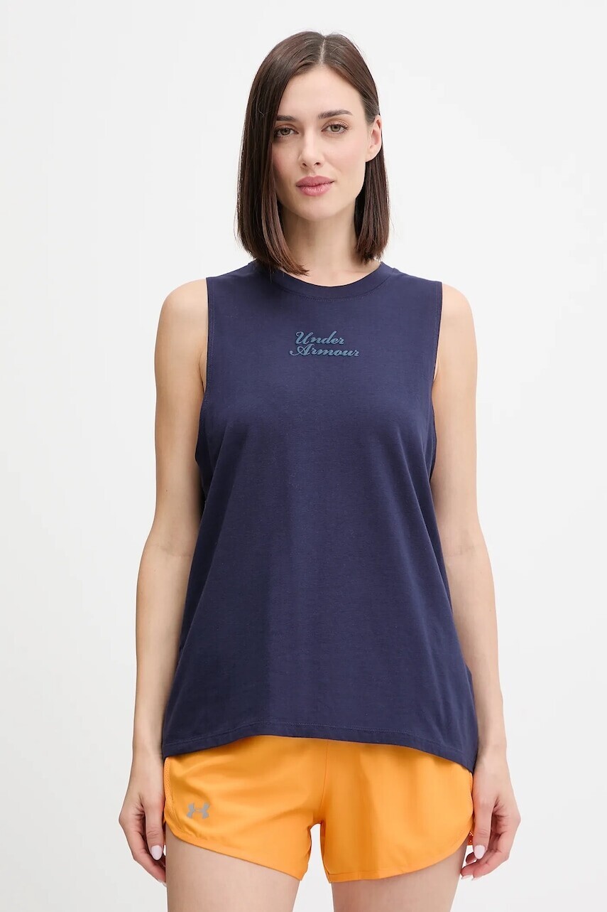 Top Under Armour Varsity tmavomodrá farba, 6005631