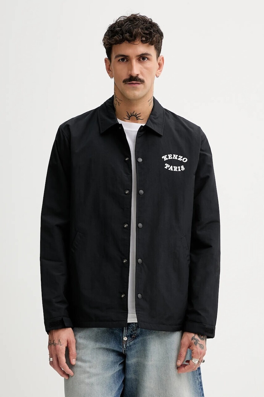 Bunda Kenzo čierna farba, prechodná, FF55BL0629NG.99