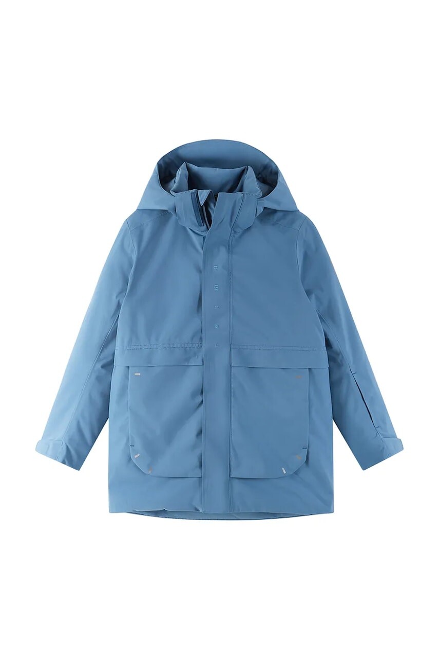 Detská bunda Reima Kaamanen modrá farba, 5100381A