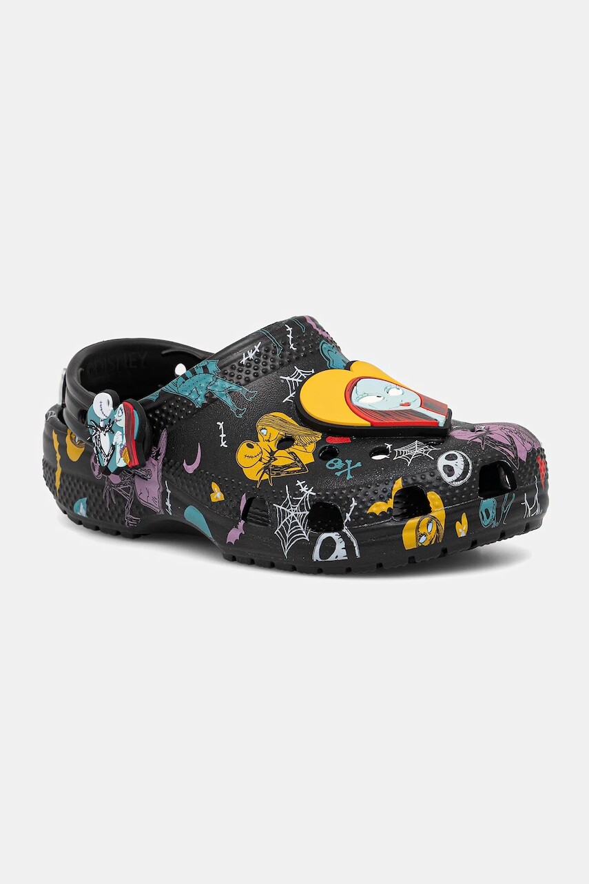 Detské šľapky Crocs CROCS CLASSIC NIGHTMARE MULTI CLOG čierna farba, 211420