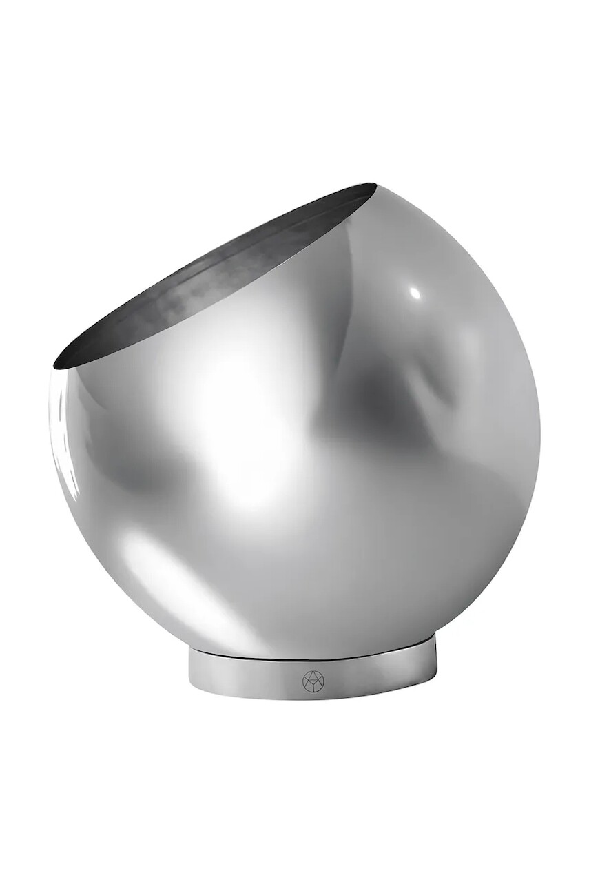 Kvetináč AYTM Globe 17 x 15,4 cm šedá farba