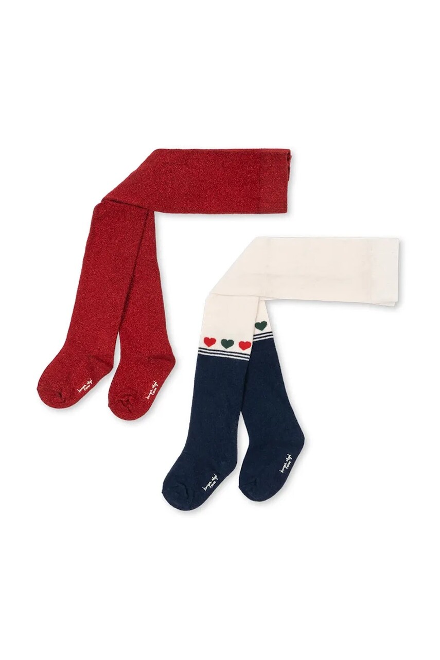 Detské pančuchy Konges Sløjd 2 PACK LUREX TIGHTS 2-pak viac farieb, KS104171