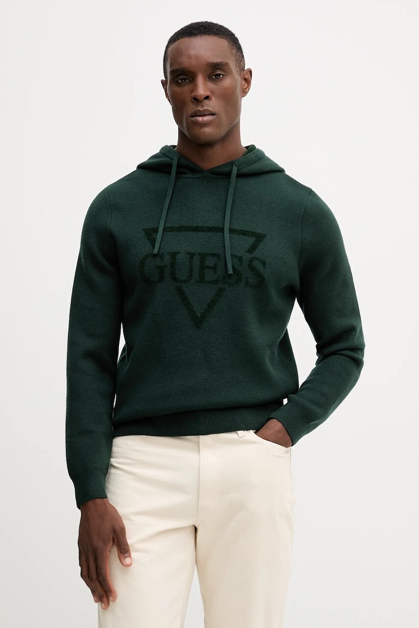 Sveter Guess JOBY zelená farba, M5BR18 Z0470