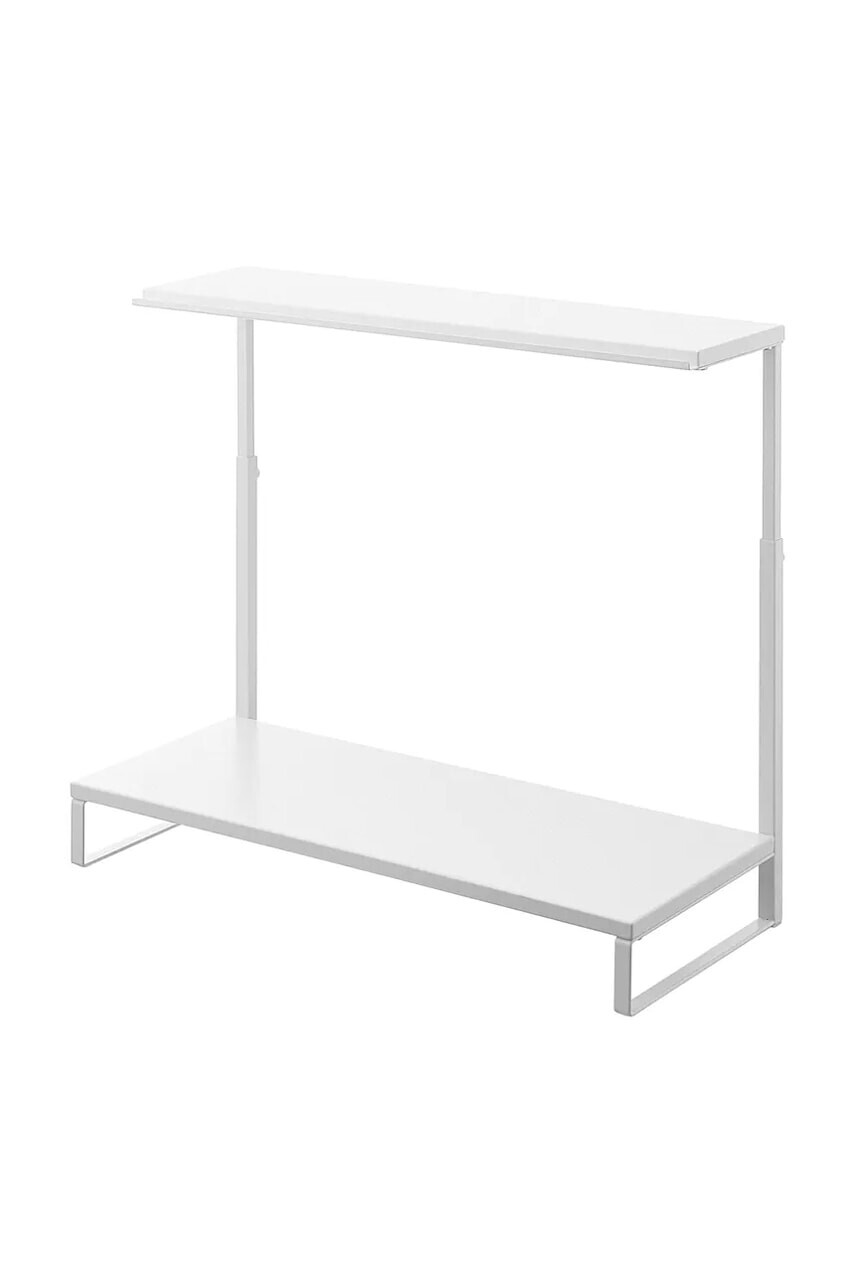 Posuvný organizér pod umývadlo Yamazaki Tower 2 30,4 x 42,4-68,5 x 45,3 cm biela farba