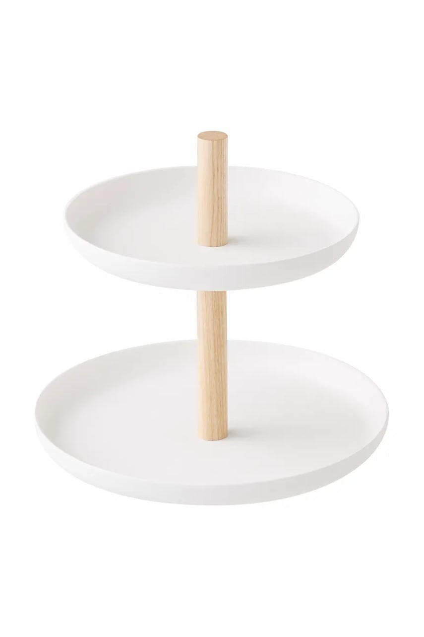 Stojan na šperky Yamazaki Tosca 16 x 16 x 15 cm biela farba