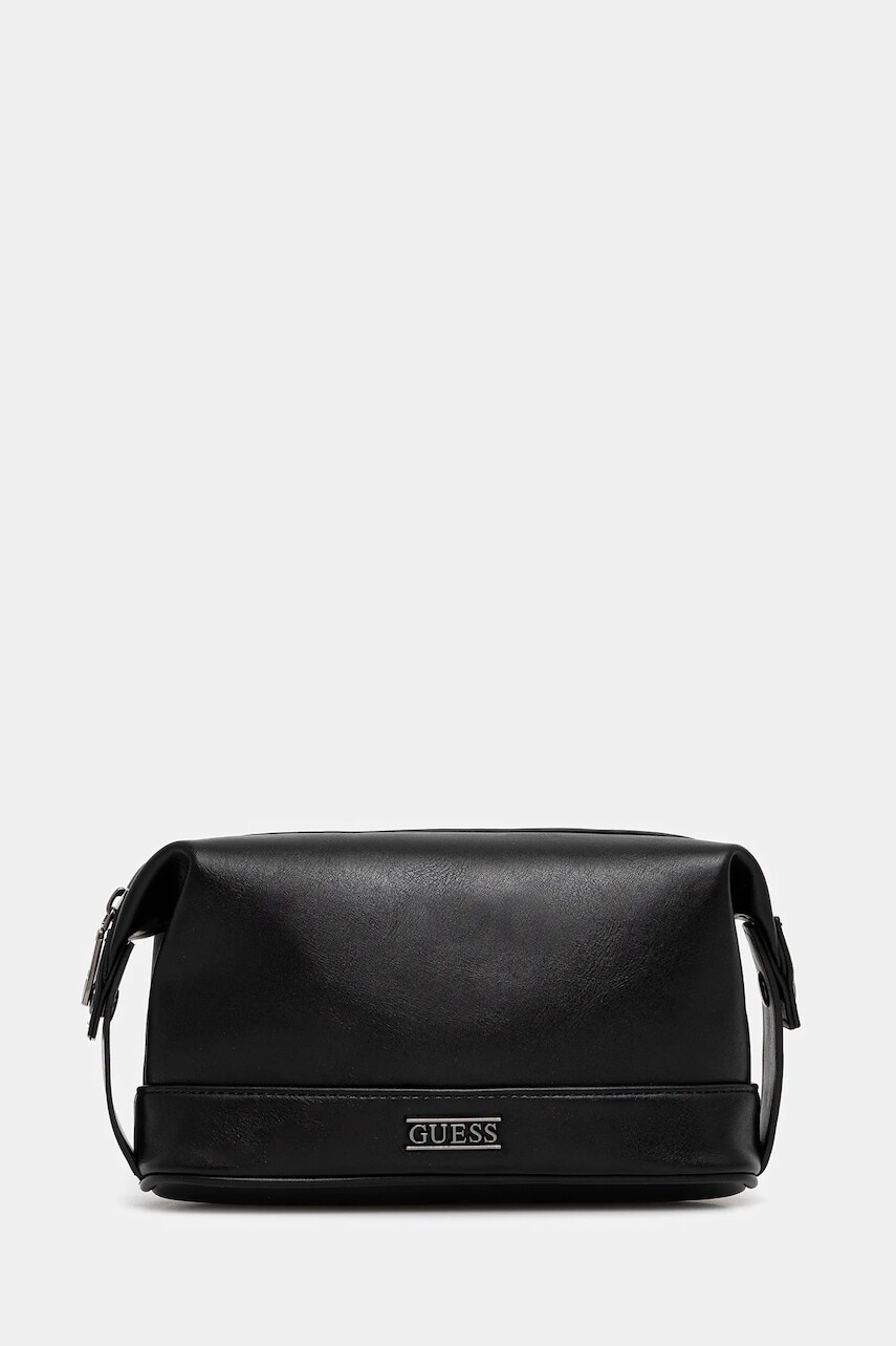 Kozmetická taška Guess BOSTON čierna farba, PMBOCA P5456