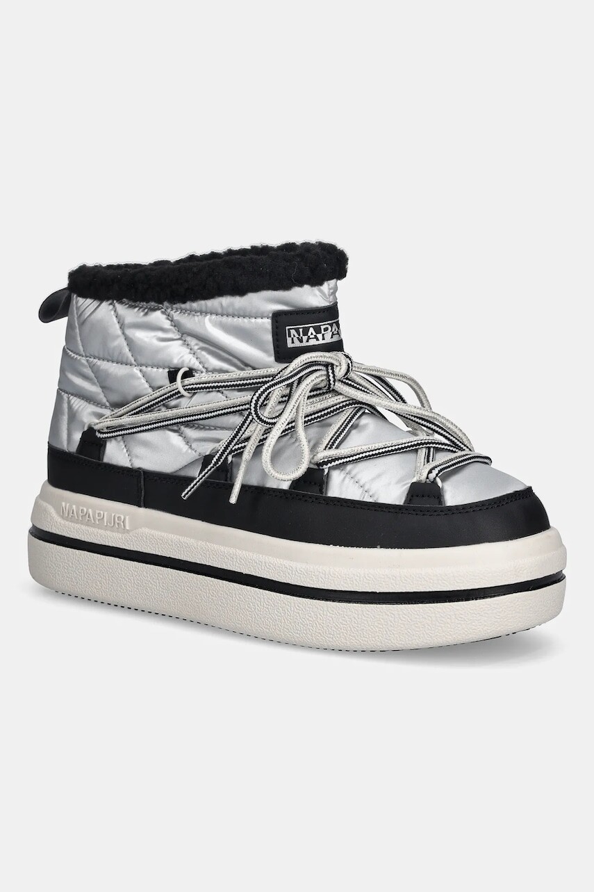 Snehule Napapijri F5GLACIER02/NYP strieborná farba, NP0A892U S00