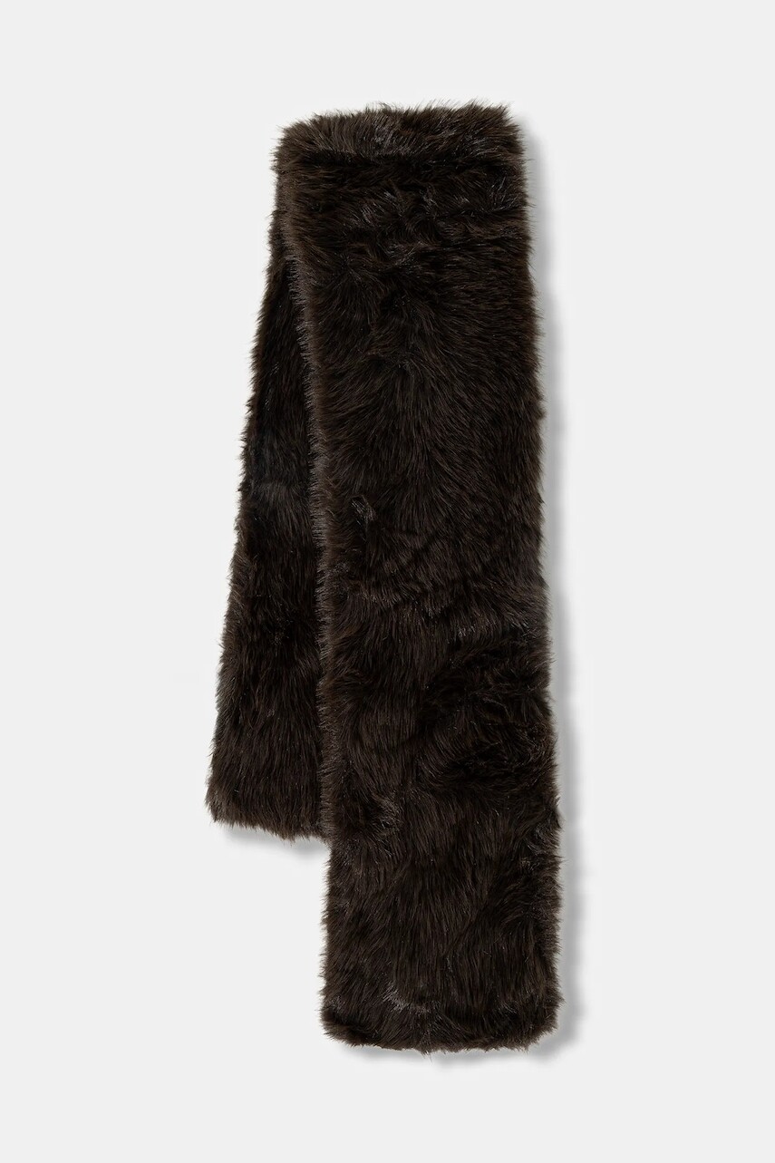 Šál Guess ZALINA hnedá farba, jednofarebná, AW5403 POL03