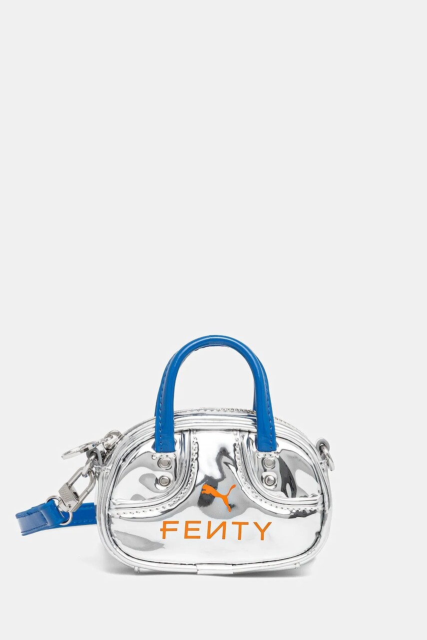 Kabelka Puma PUMA x FENTY strieborná farba, 92476
