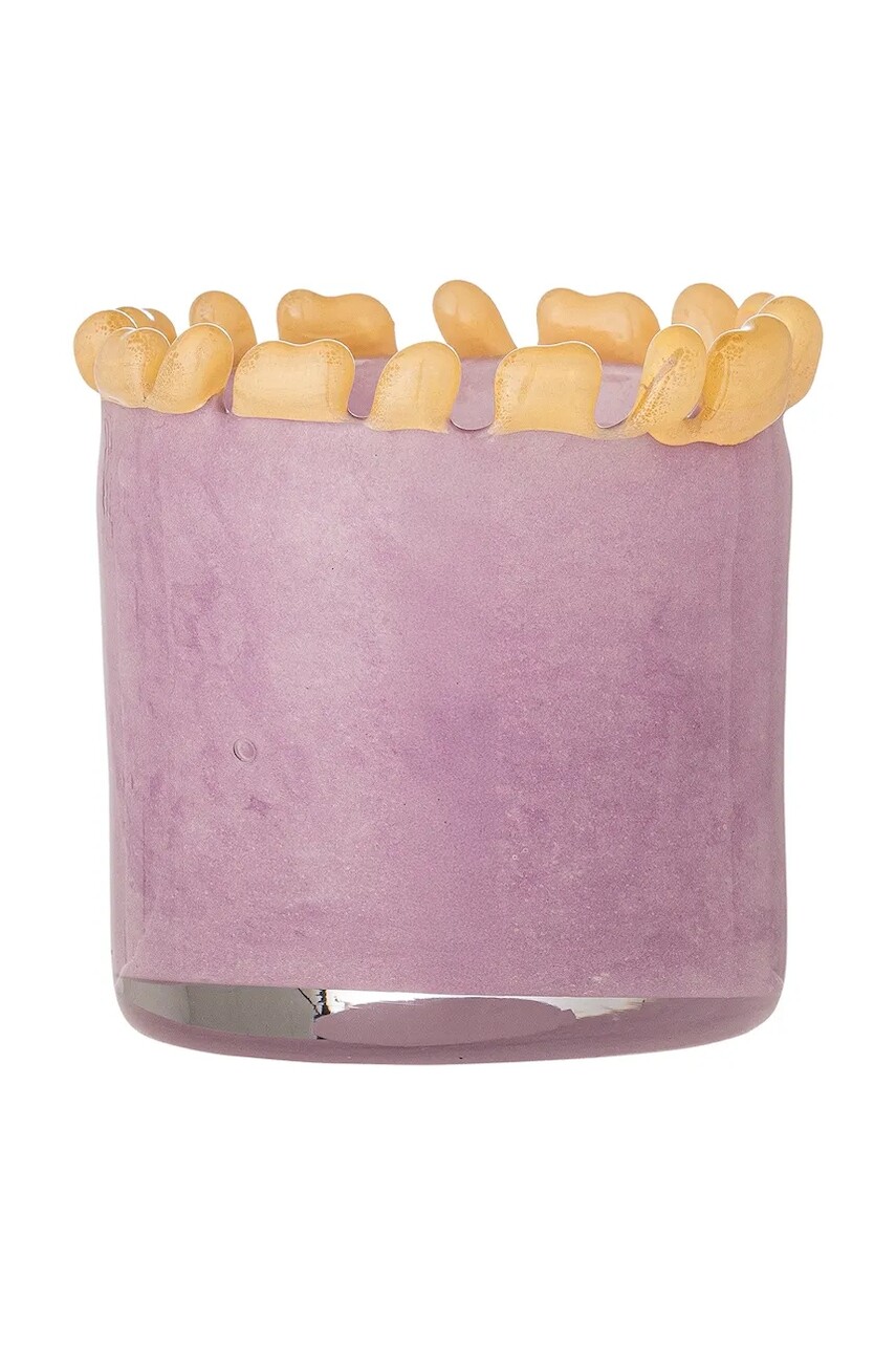 Dekoratívna váza Bloomingville Edger Votive 8,5 x 11 cm ružová farba