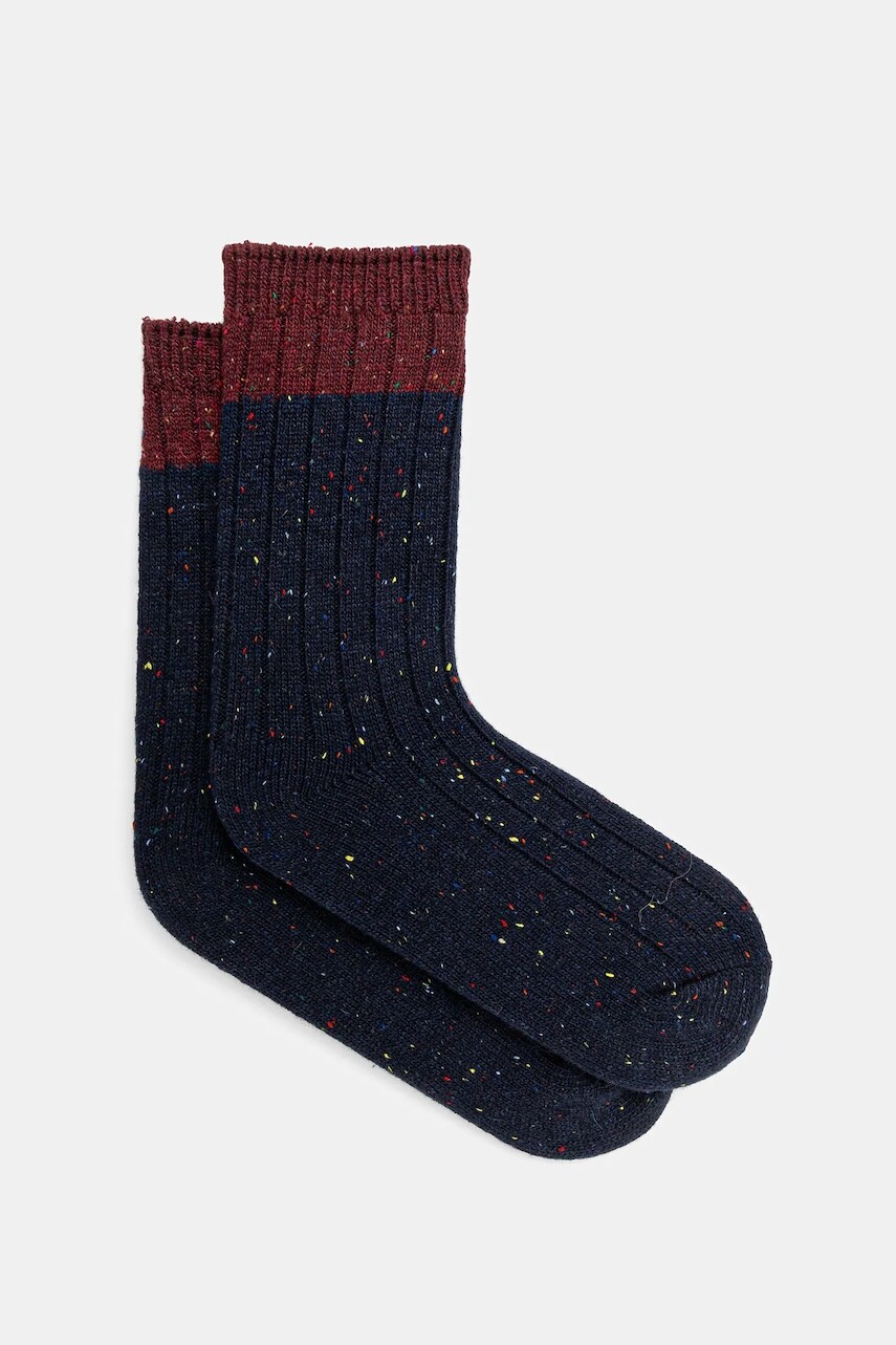 Ponožky s prímesou vlny Medicine tmavomodrá farba