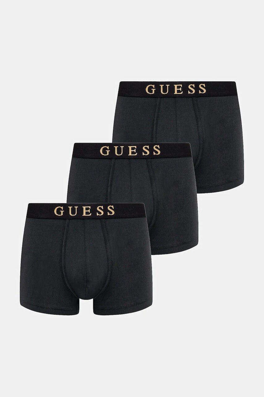 Boxerky Guess 3-pak čierna farba, U5BG70 K0410