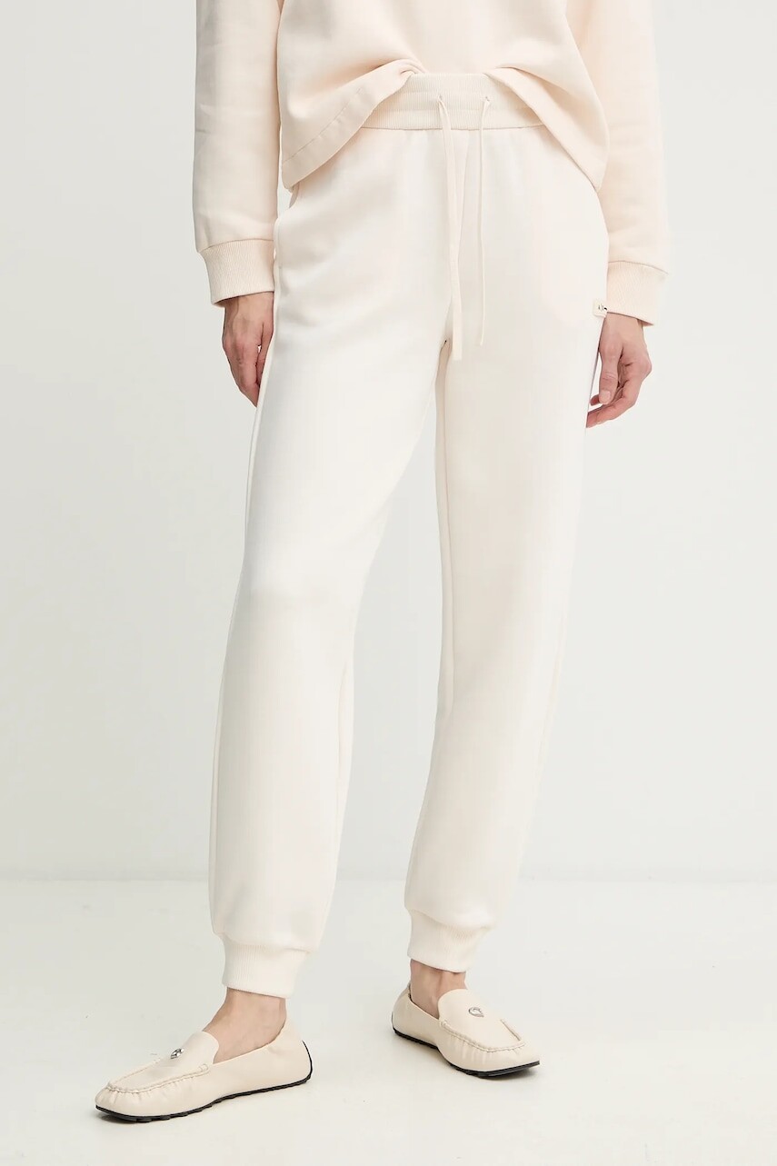 Tepláky Armani Exchange béžová farba, jednofarebné, XW001287 AF16134