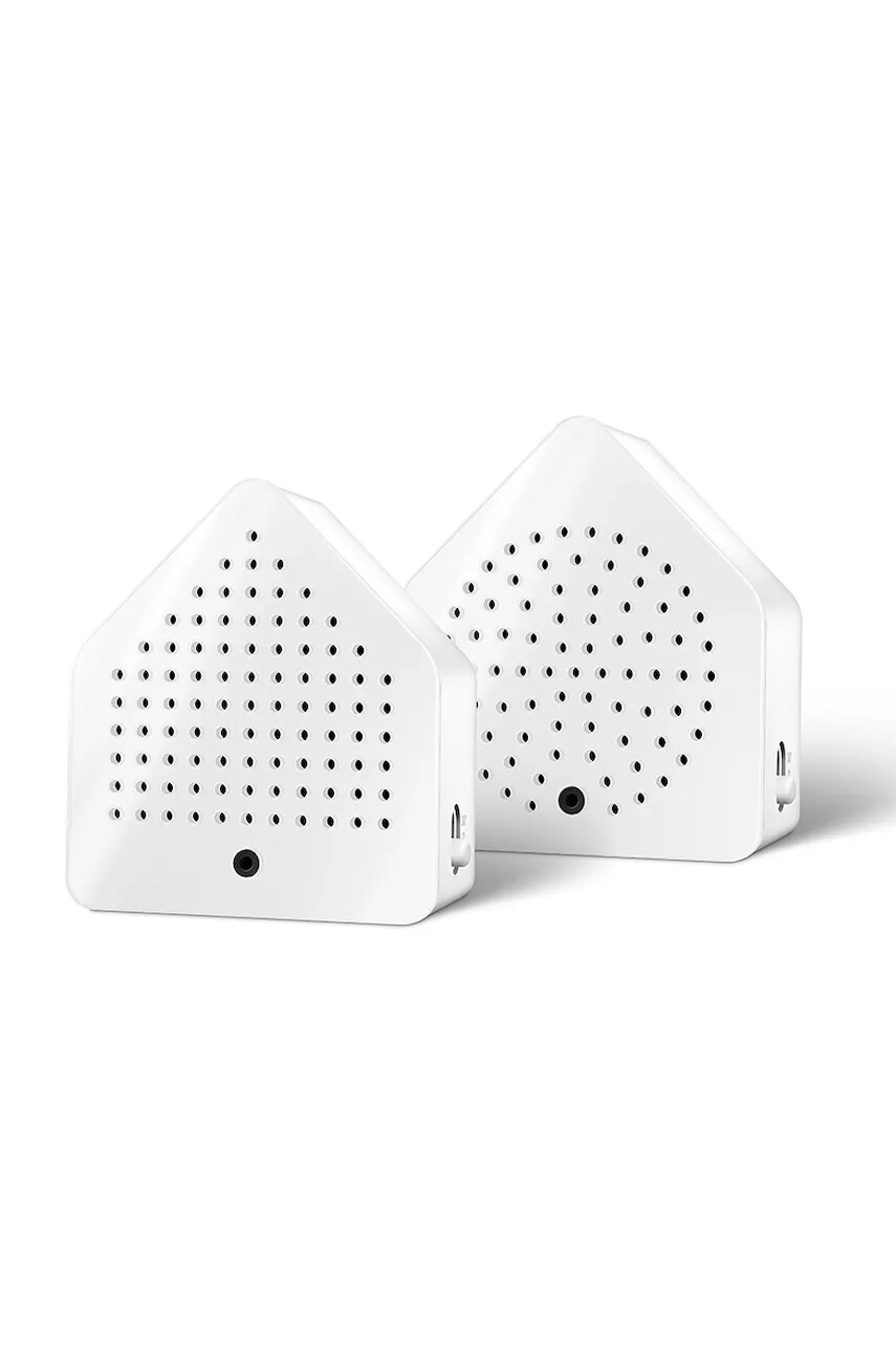 Domček s upokojujúcimi zvukmi prírody Relaxound Zirpybox 3,5 x 6,9 x 7,5 cm 2-pak biela farba