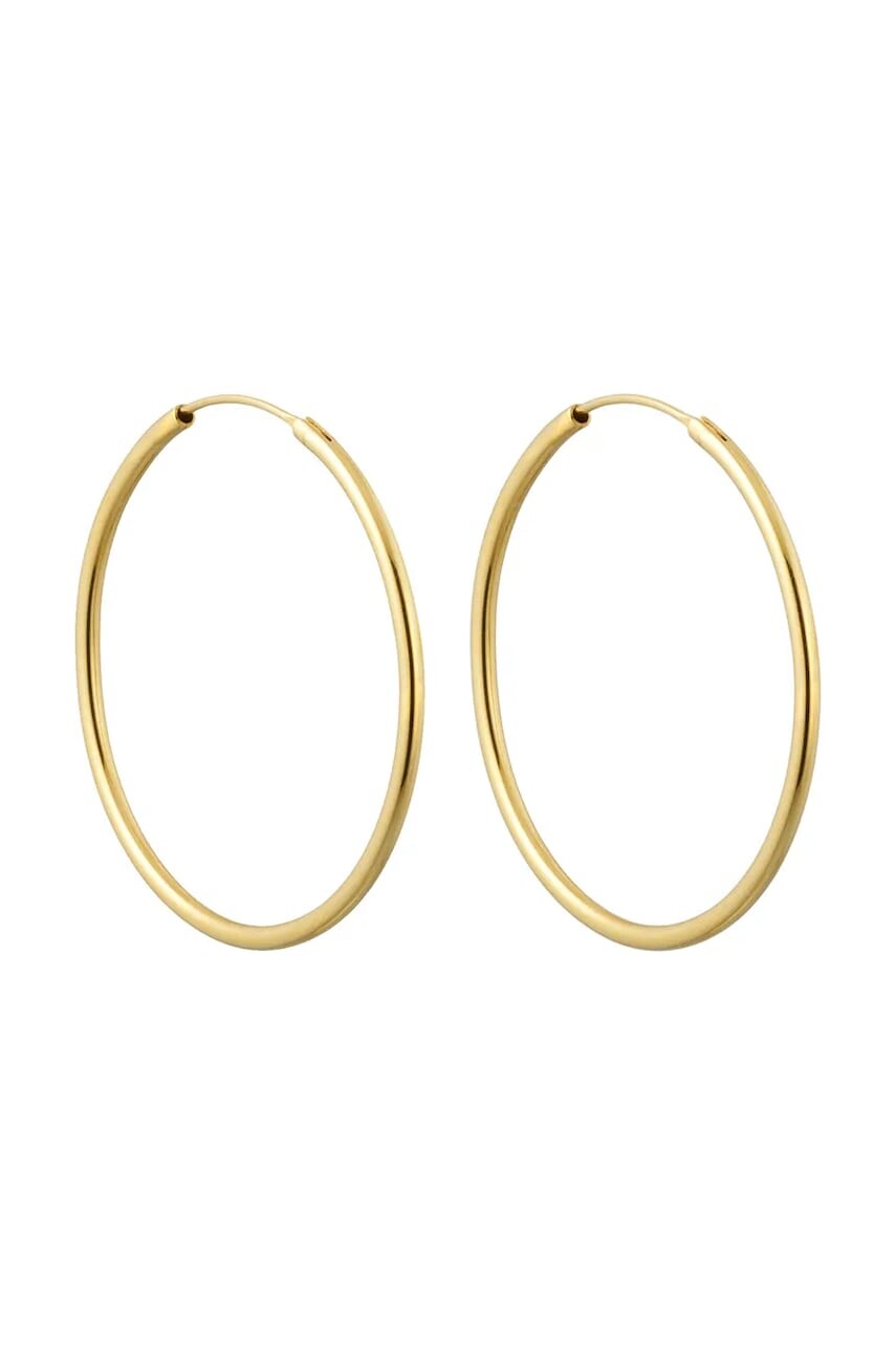 Strieborné pozlátené náušnice Design Letters 90403023GOLD