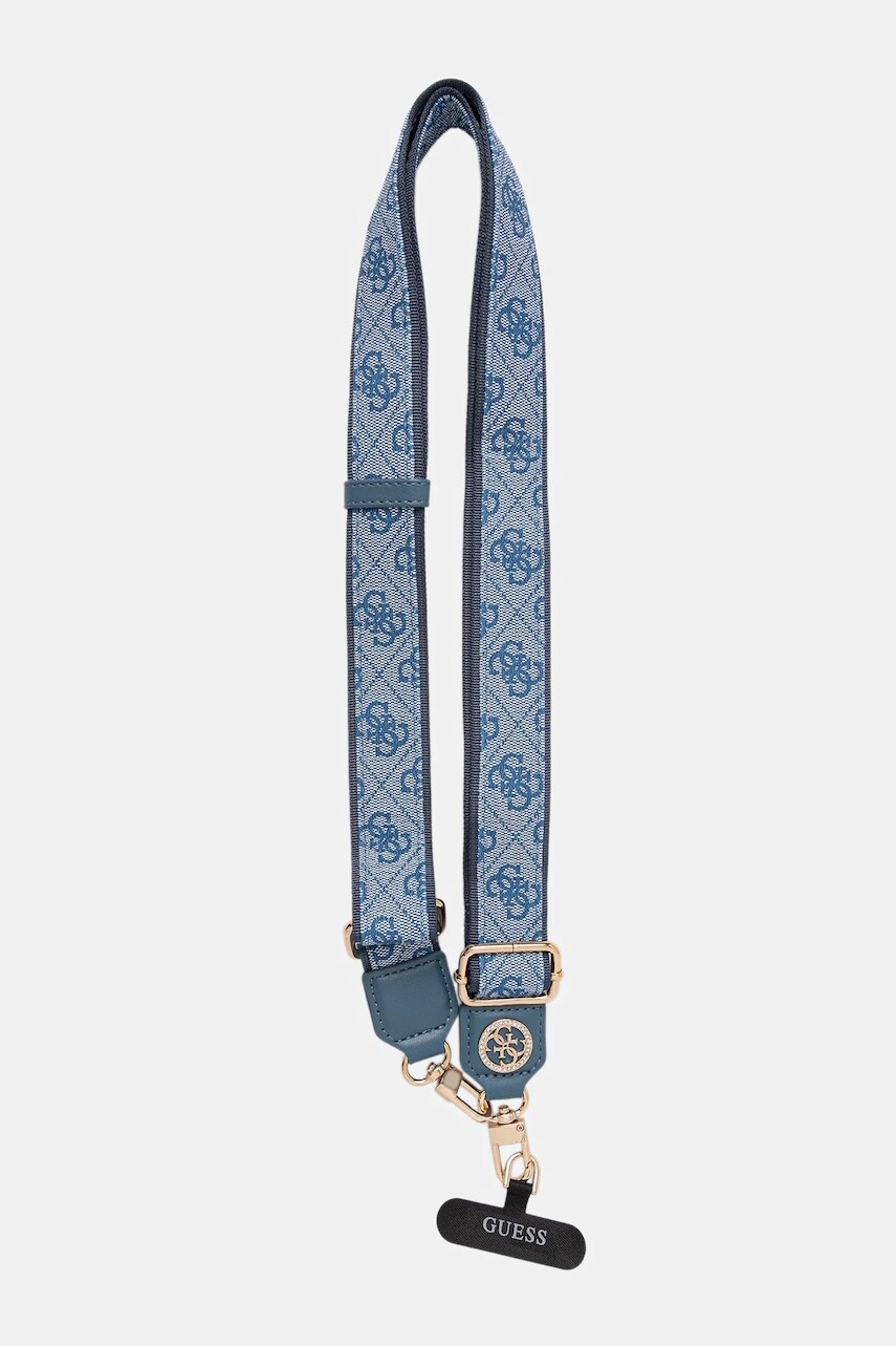 Remienok na telefón Guess modrá farba, GUUCNP4DGMB