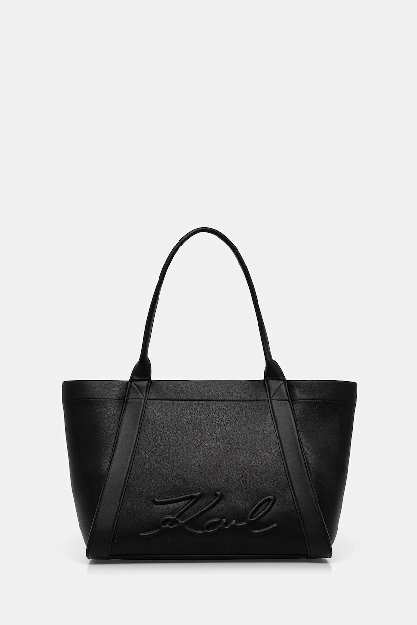 Kabelka Karl Lagerfeld K/VILLE čierna farba, B1W30066