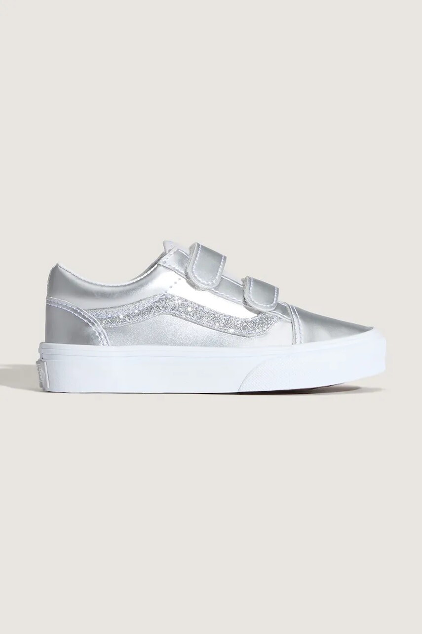 Detské tenisky Vans Old Skool V strieborná farba, VN000CYA7VF1