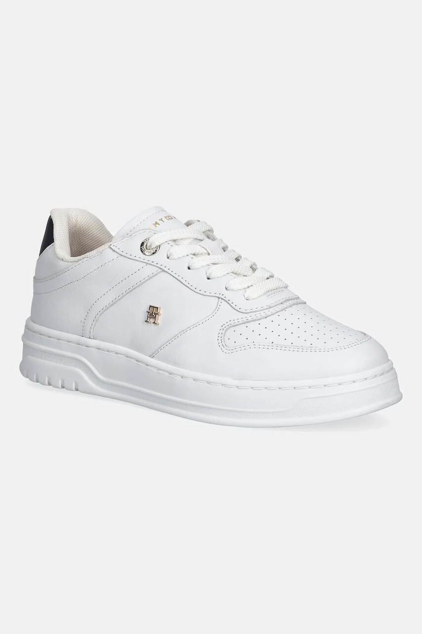 Tenisky Tommy Hilfiger TH SPORTY CUPSOLE CORP biela farba, FW0FW09025