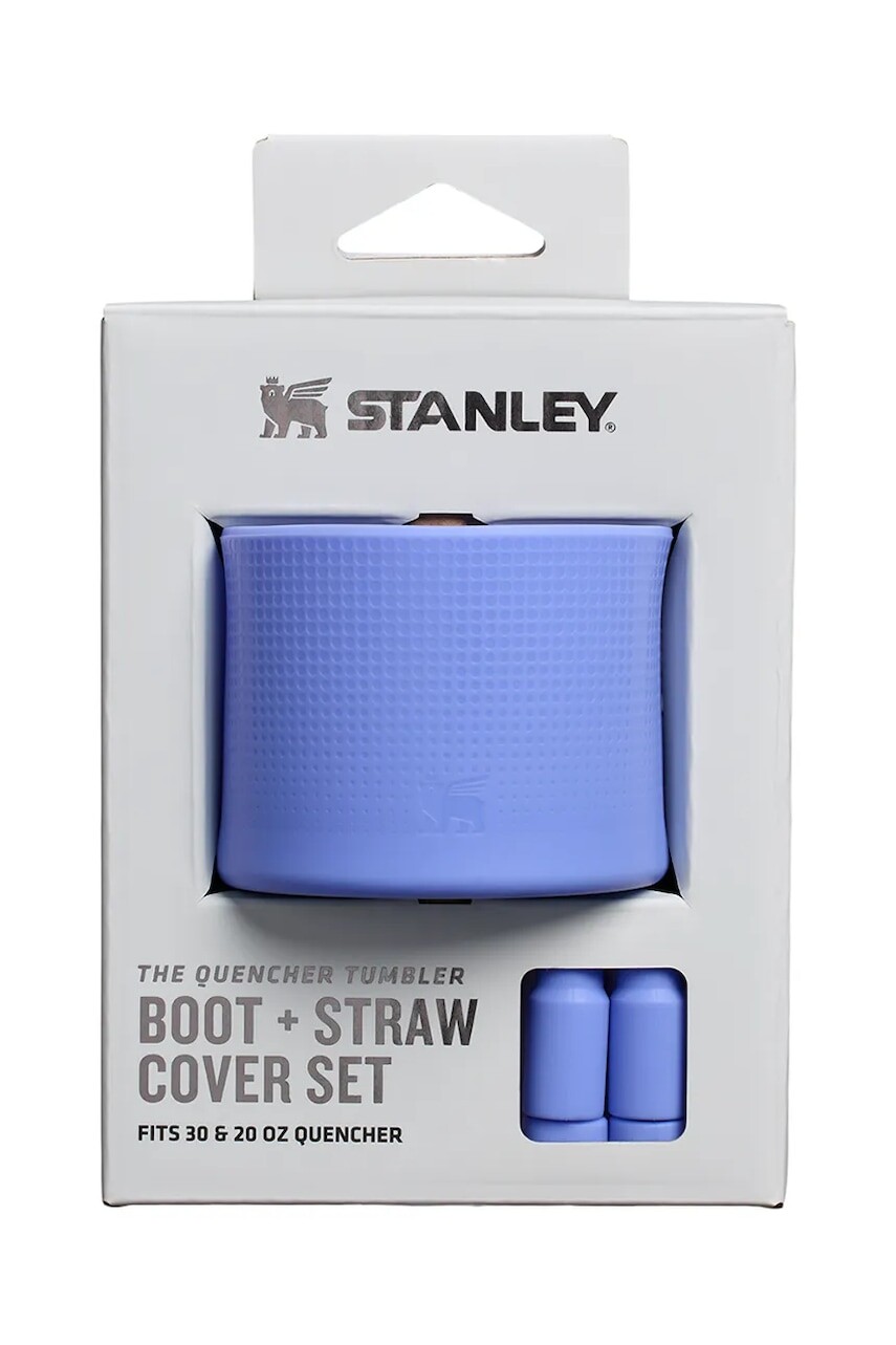 Silikónové príslušenstvo na poháre Stanley Quencher Boot + Straw Topper 0,89 L i 0,59 L fialová farba