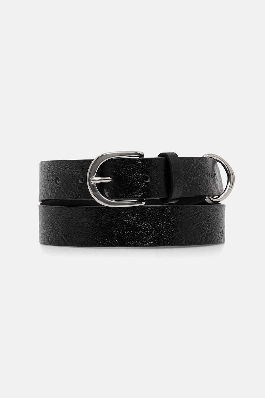 Opasok Sisley čierna farba, 6YHDWL036