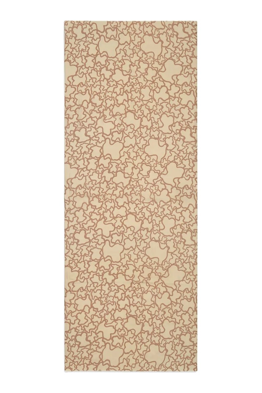 Šál Tous béžová farba, vzorovaná, 2002202633