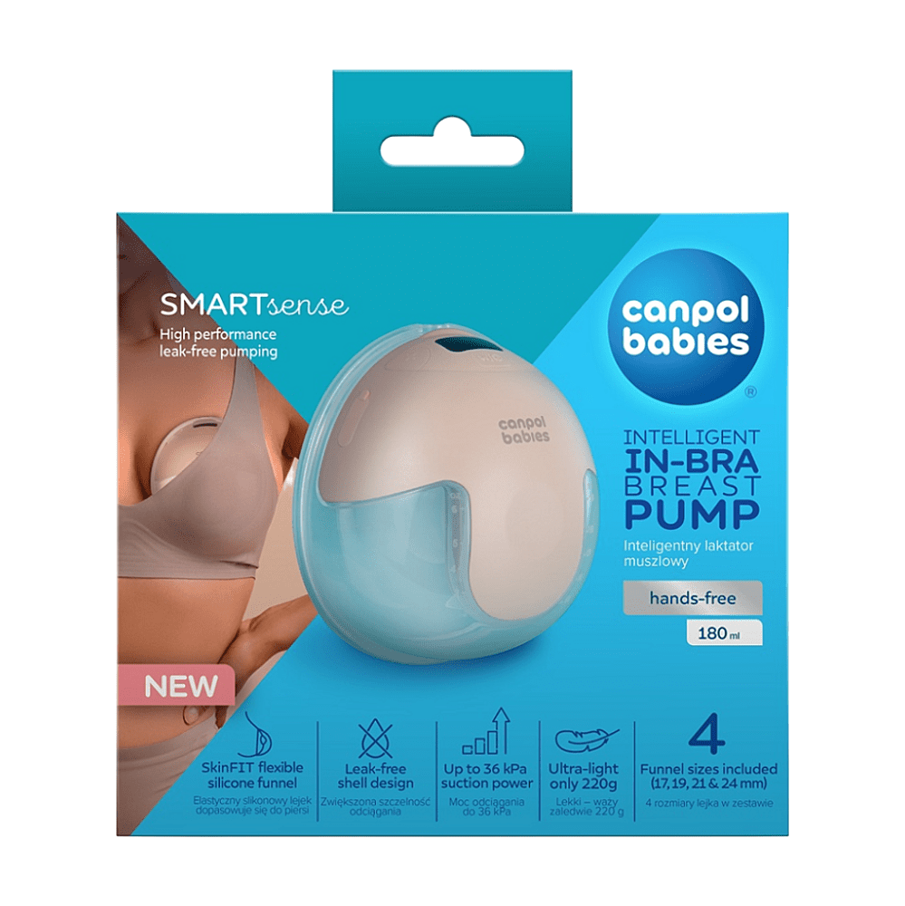 CANPOL BABIES SmartSense elektrická odsávačka mlieka do podprsenky
